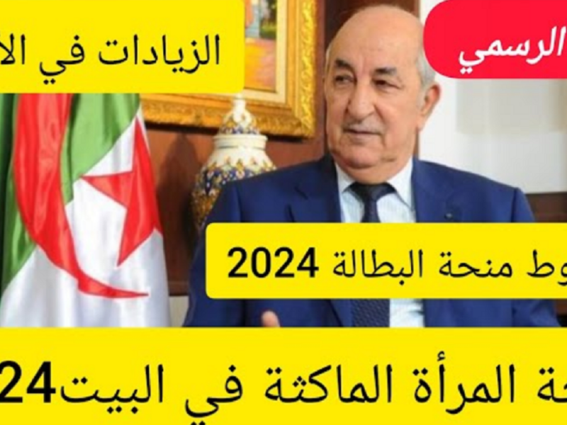 Available now.. منحة المرأة الماكثة في البيت في الجزائر minha.anem.dz 2024